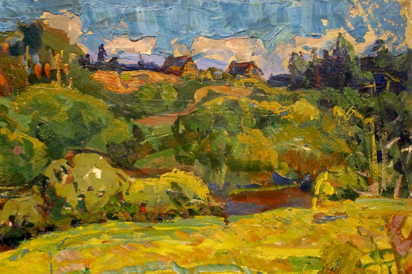 Oil painting Summer landscape Gaiduk Viktor Kirillovich