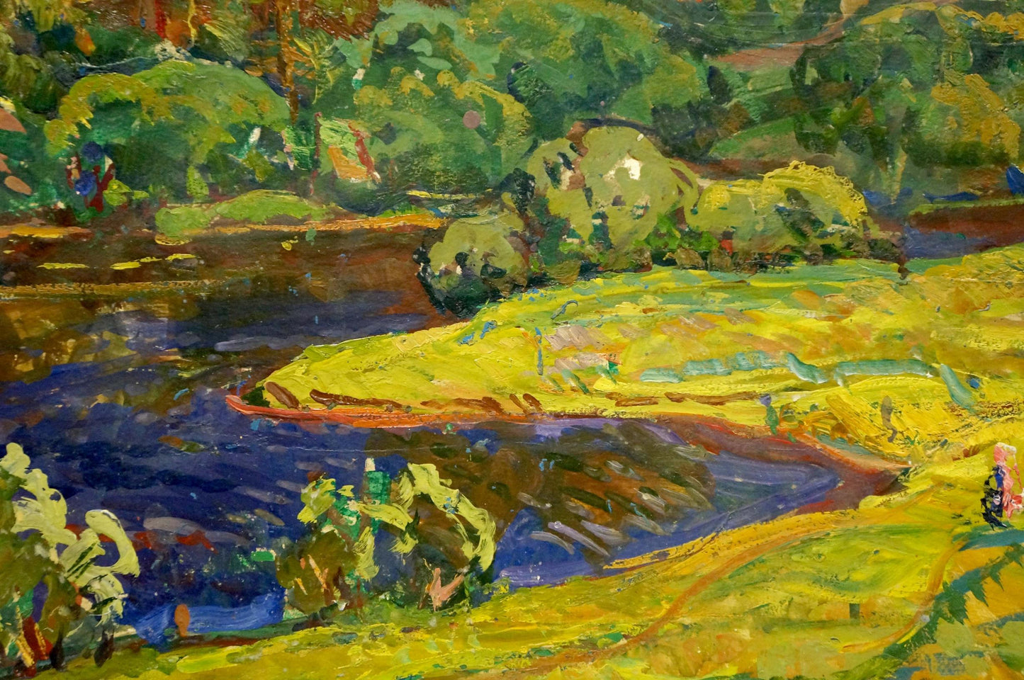 Oil painting Summer landscape Gaiduk Viktor Kirillovich