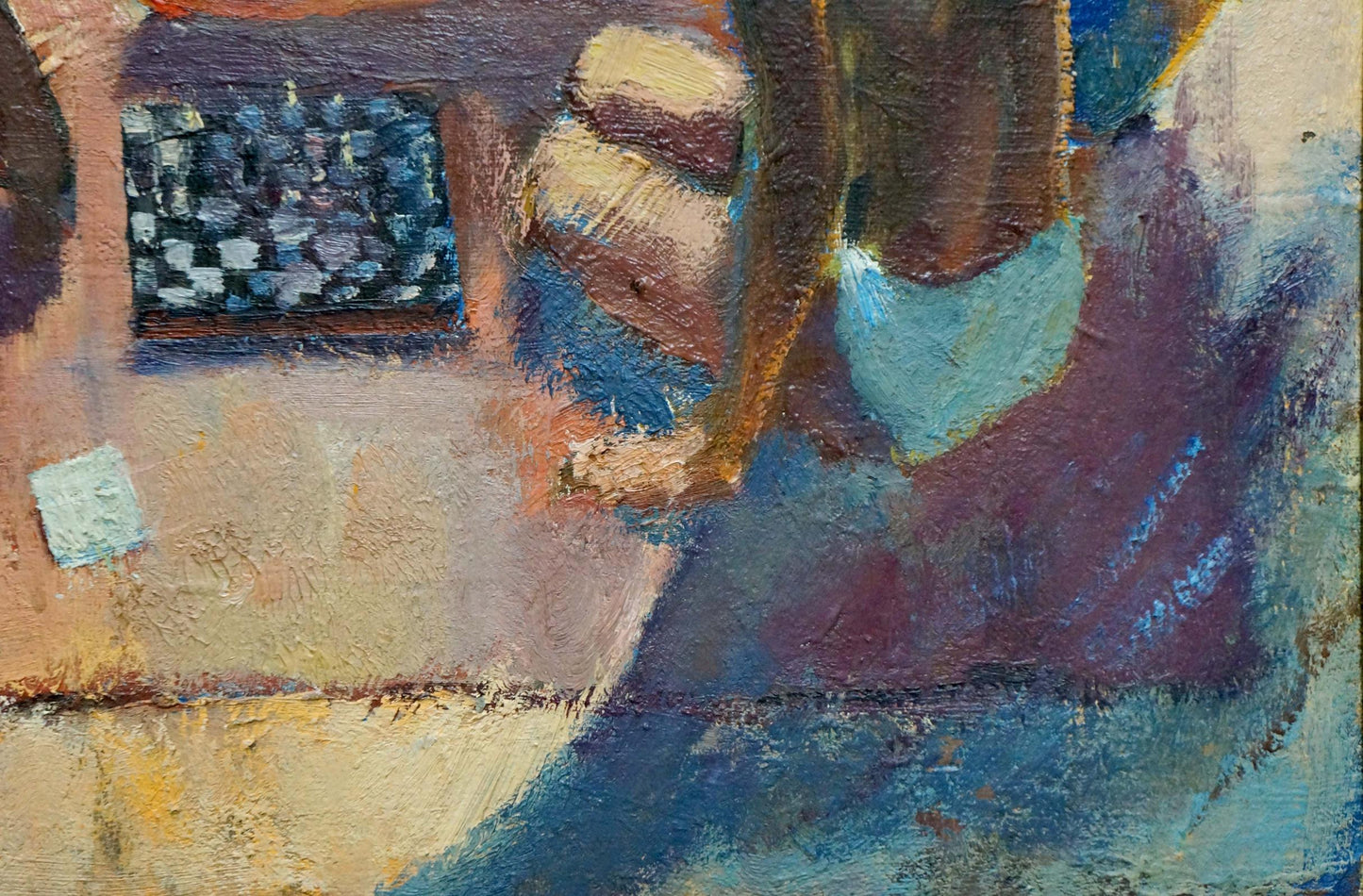 Oil painting People have a rest Ivan Fedorovich Schultze