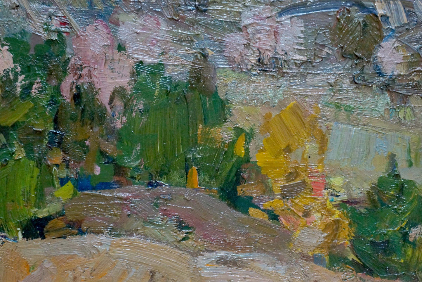 Oil painting Mountain landscape Arkady Strelov