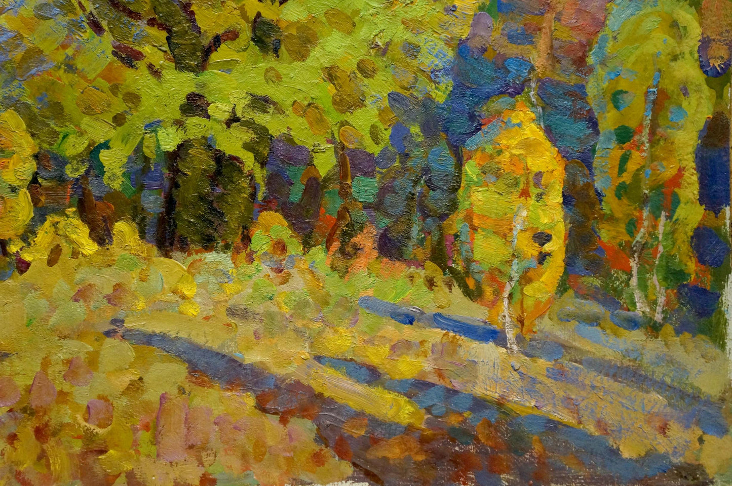 Oil painting Autumn oak Ruban Grigory Savelievich
