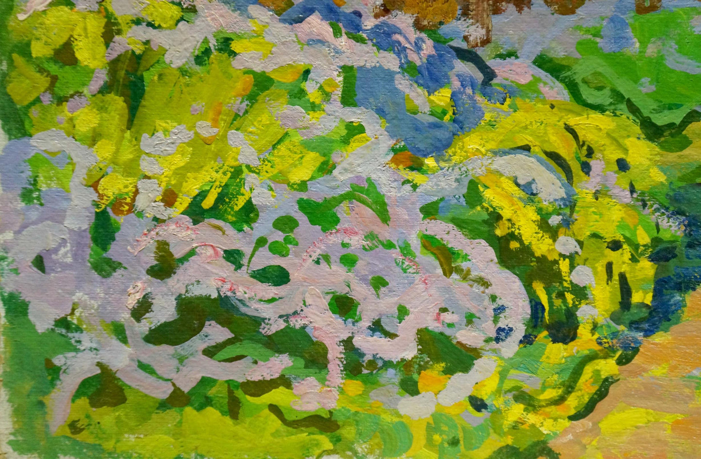 Oil painting Lilac blooms Ruban Grigory Savelievich