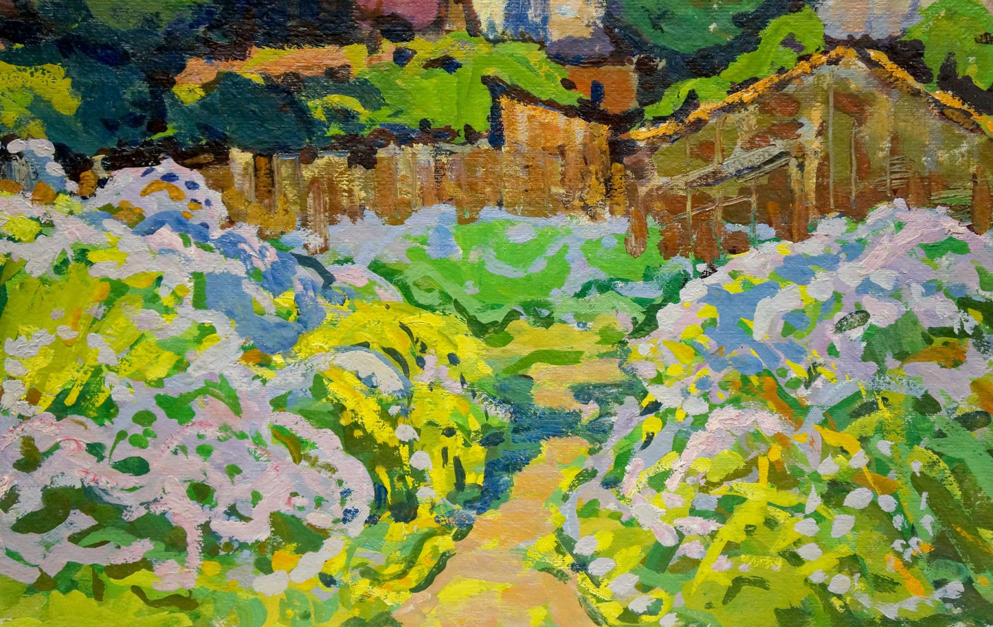Oil painting Lilac blooms Ruban Grigory Savelievich