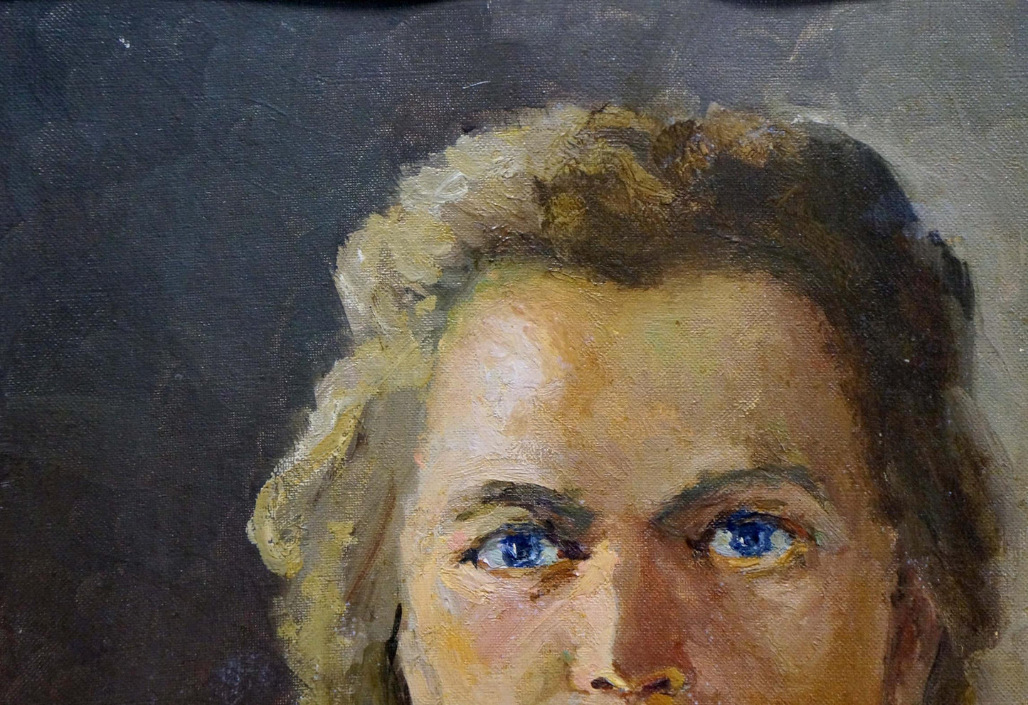 Oil painting Portrait of a girl Dmitry Lednev