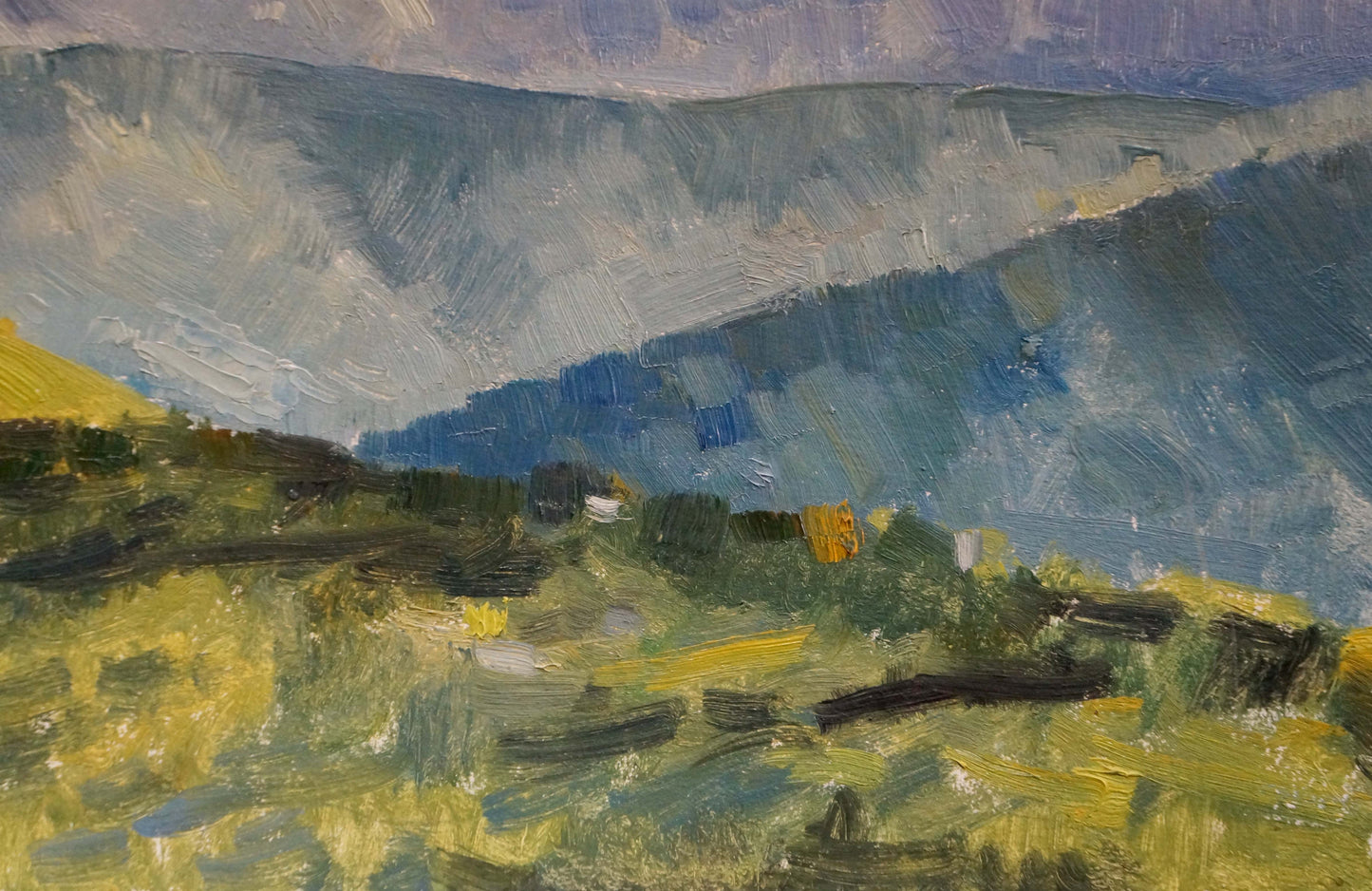 Oil painting Mining quarry Unknown artist