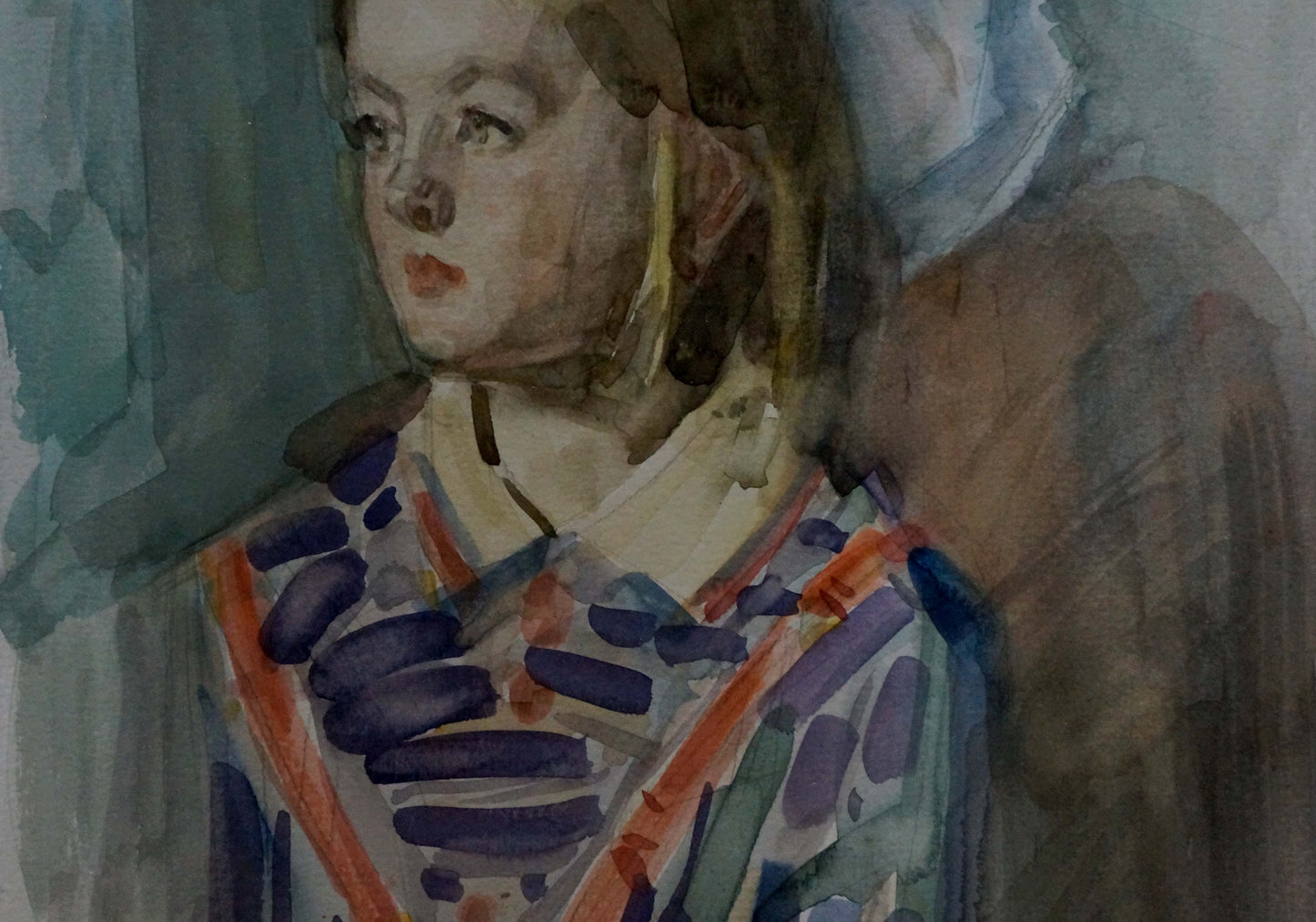 Oil painting Portrait of a girl Sergey Grigoryev