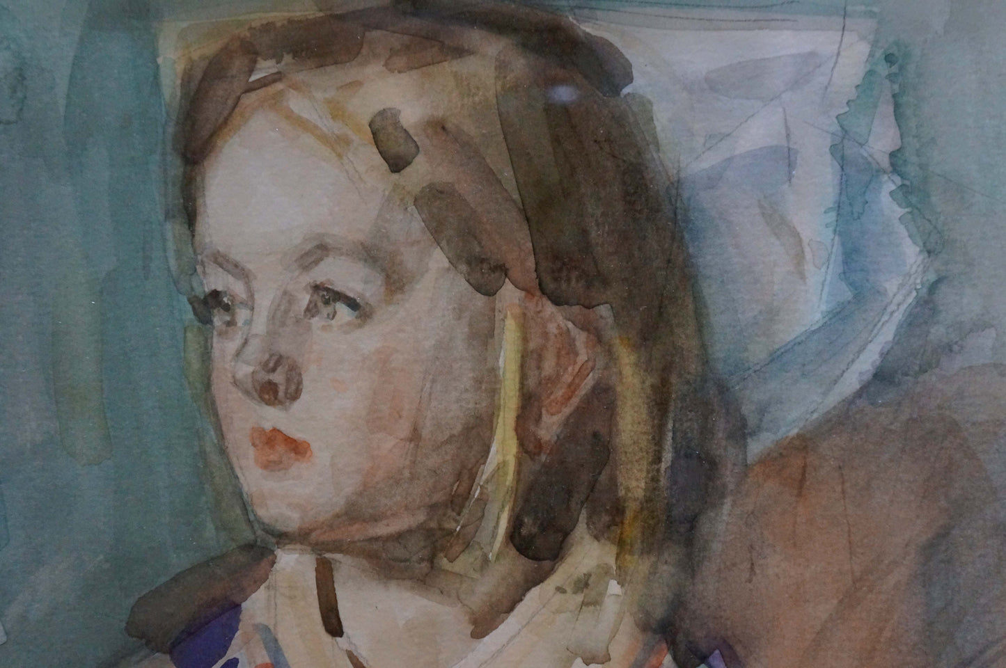 Oil painting Portrait of a girl Sergey Grigoryev