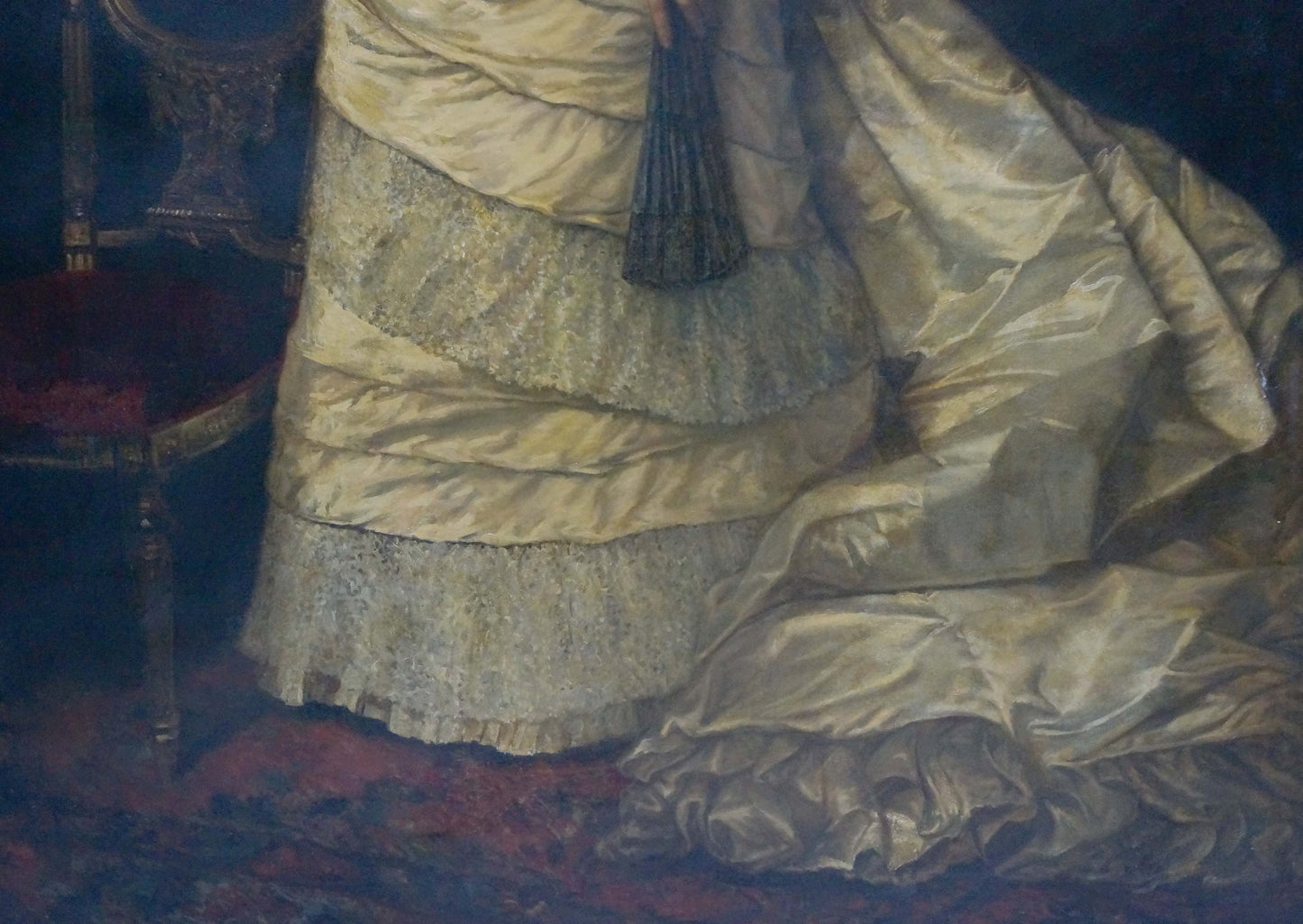 Oil painting Woman portrait Leman Nikolay Adolfovich