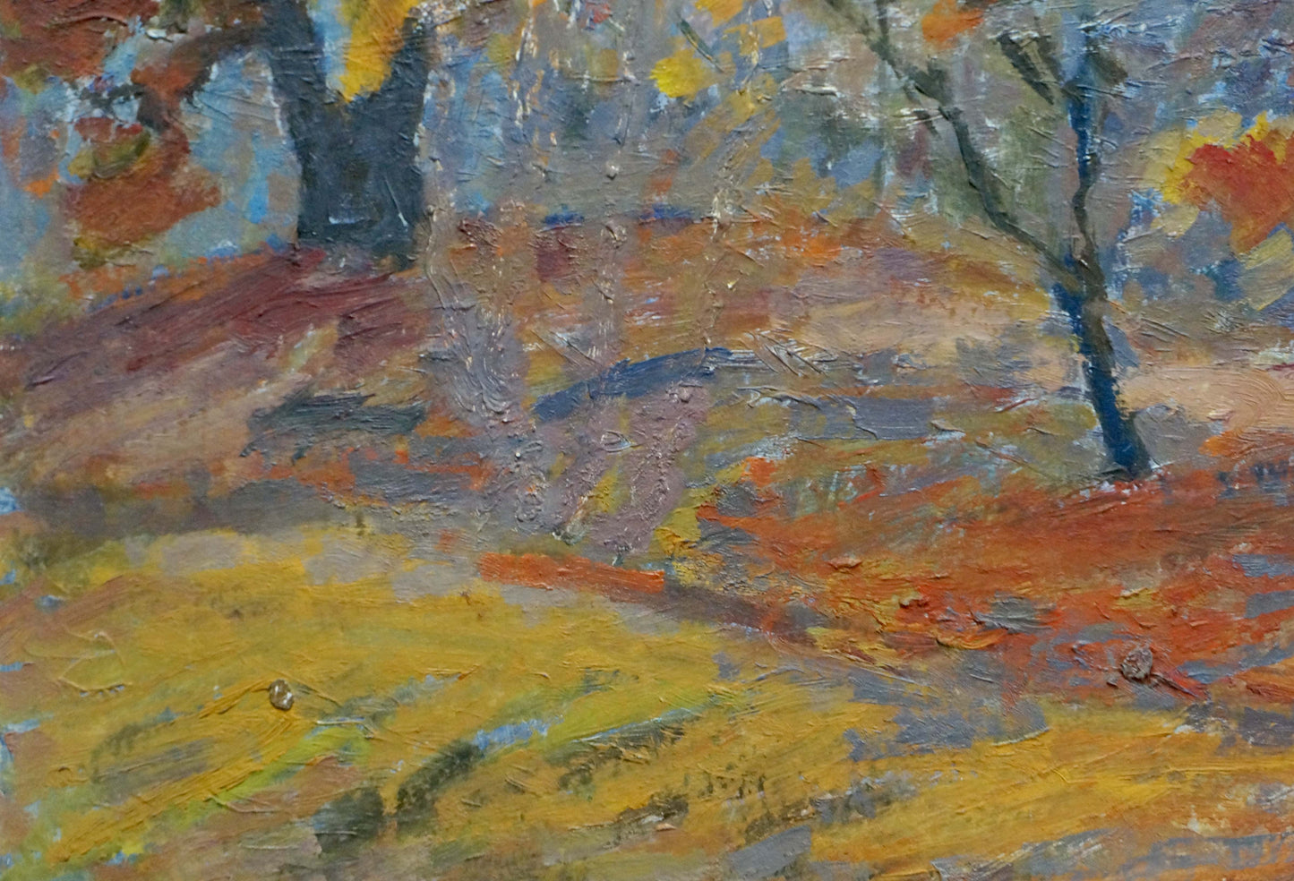 Oil painting Oak trees Petrashevsky Stanislav Vasilievich