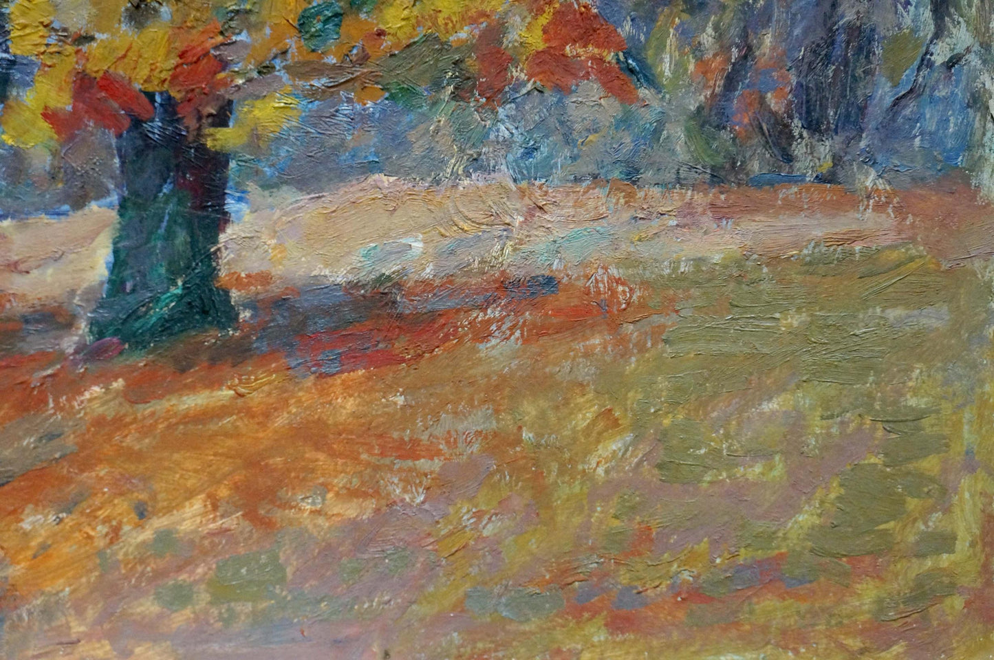 Oil painting Oak trees Petrashevsky Stanislav Vasilievich