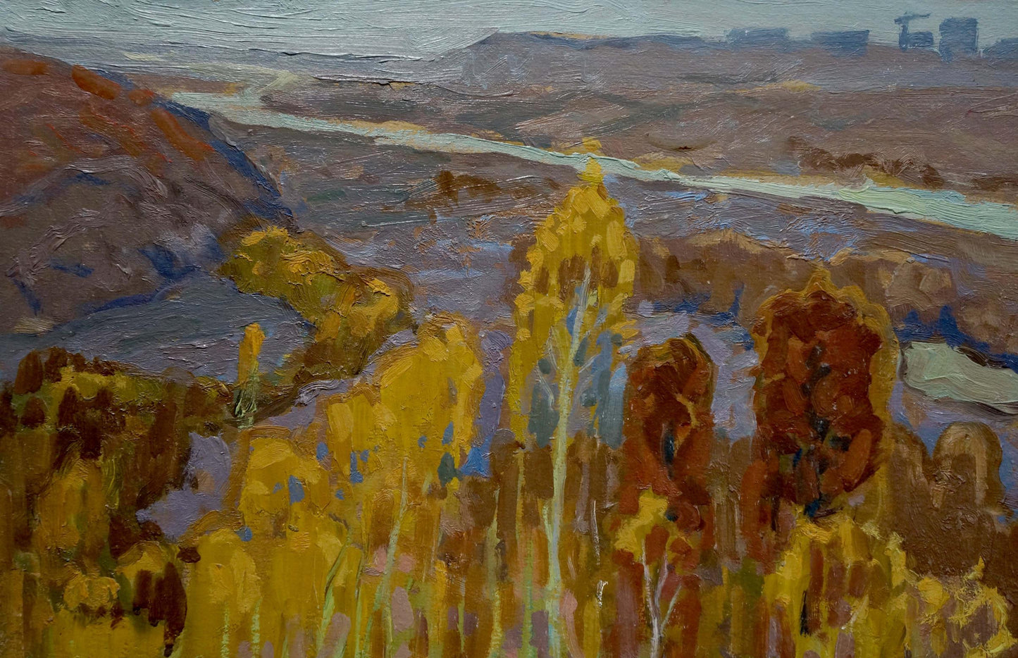 Oil painting Golden autumn Zhabinsky A. M.