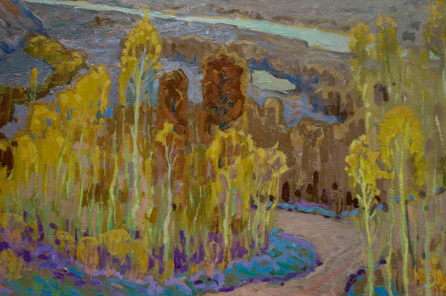 Oil painting Golden autumn Zhabinsky A. M.