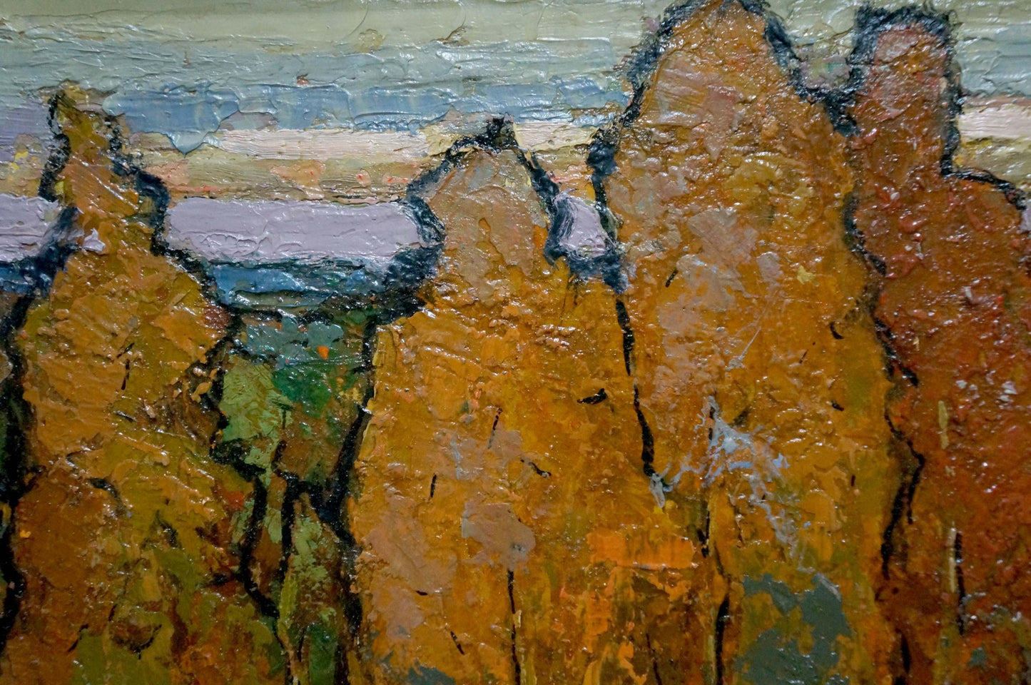 Oil painting Landscape Konstantinopol'skiy Adol'f Markovich