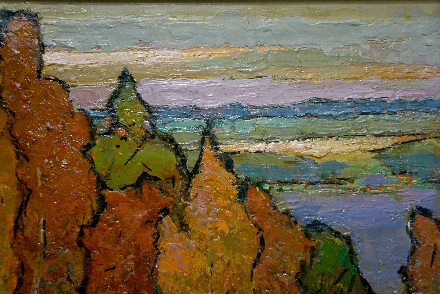 Oil painting Landscape Konstantinopol'skiy Adol'f Markovich