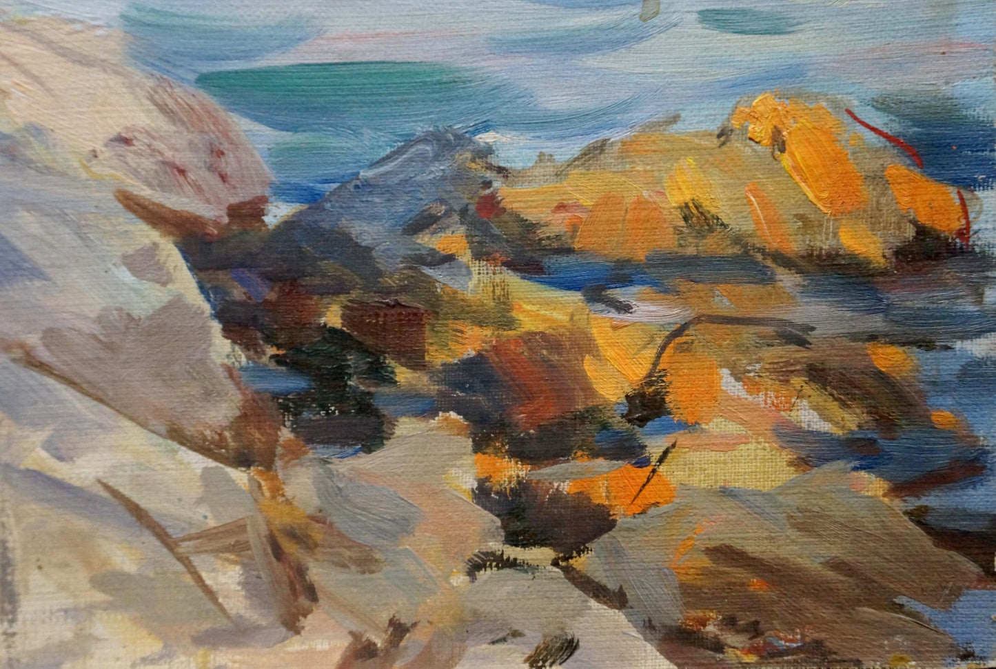 Oil painting Sea view Bezugly Daniil Ivanovich