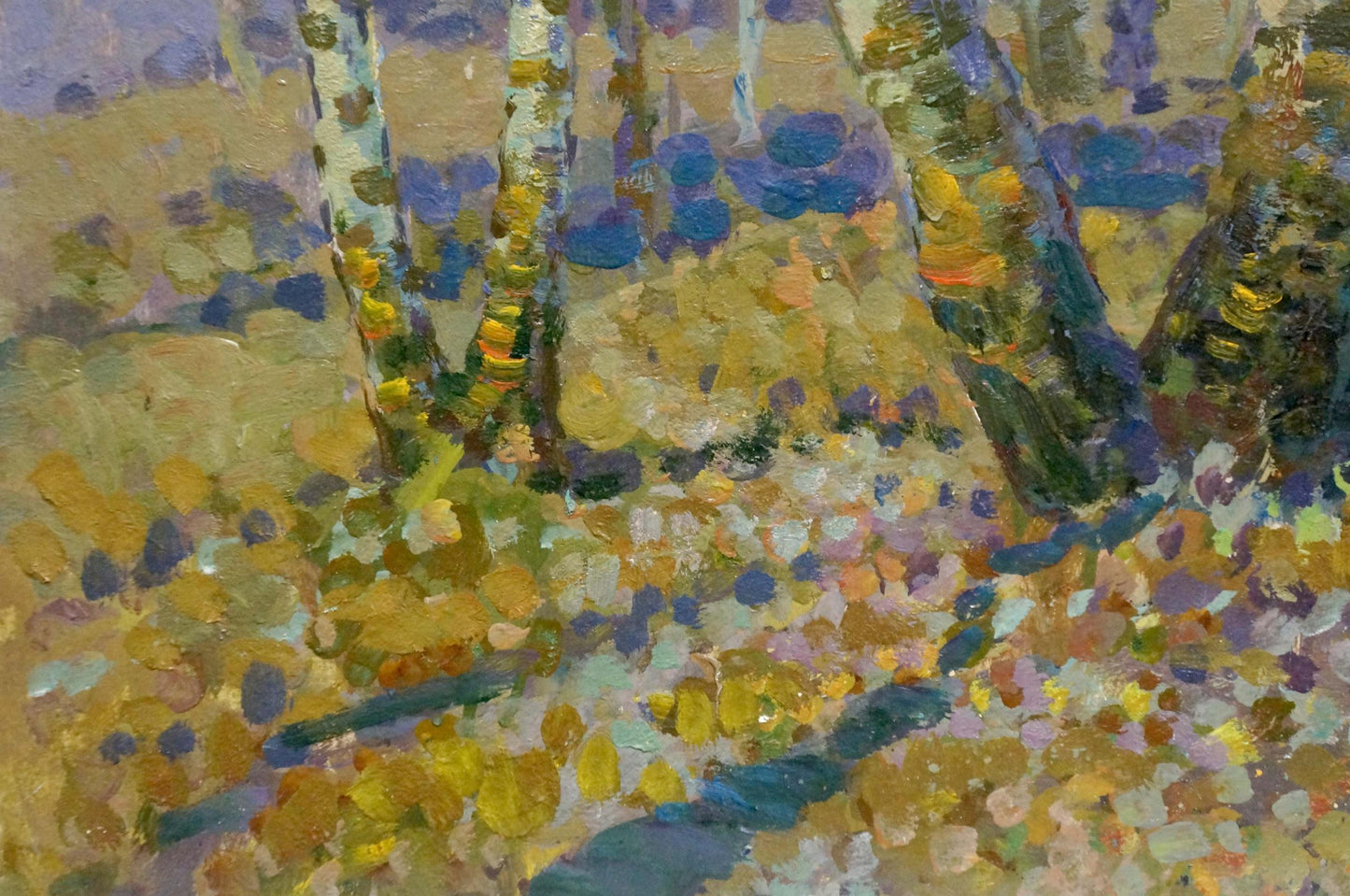 Oil painting Early spring Ruban Grigory Savelievich