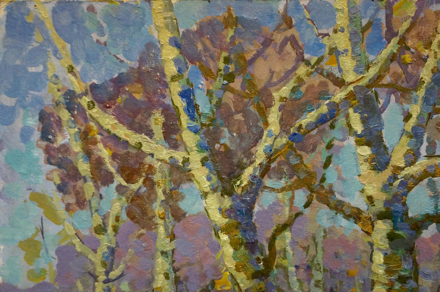 Oil painting Early spring Ruban Grigory Savelievich