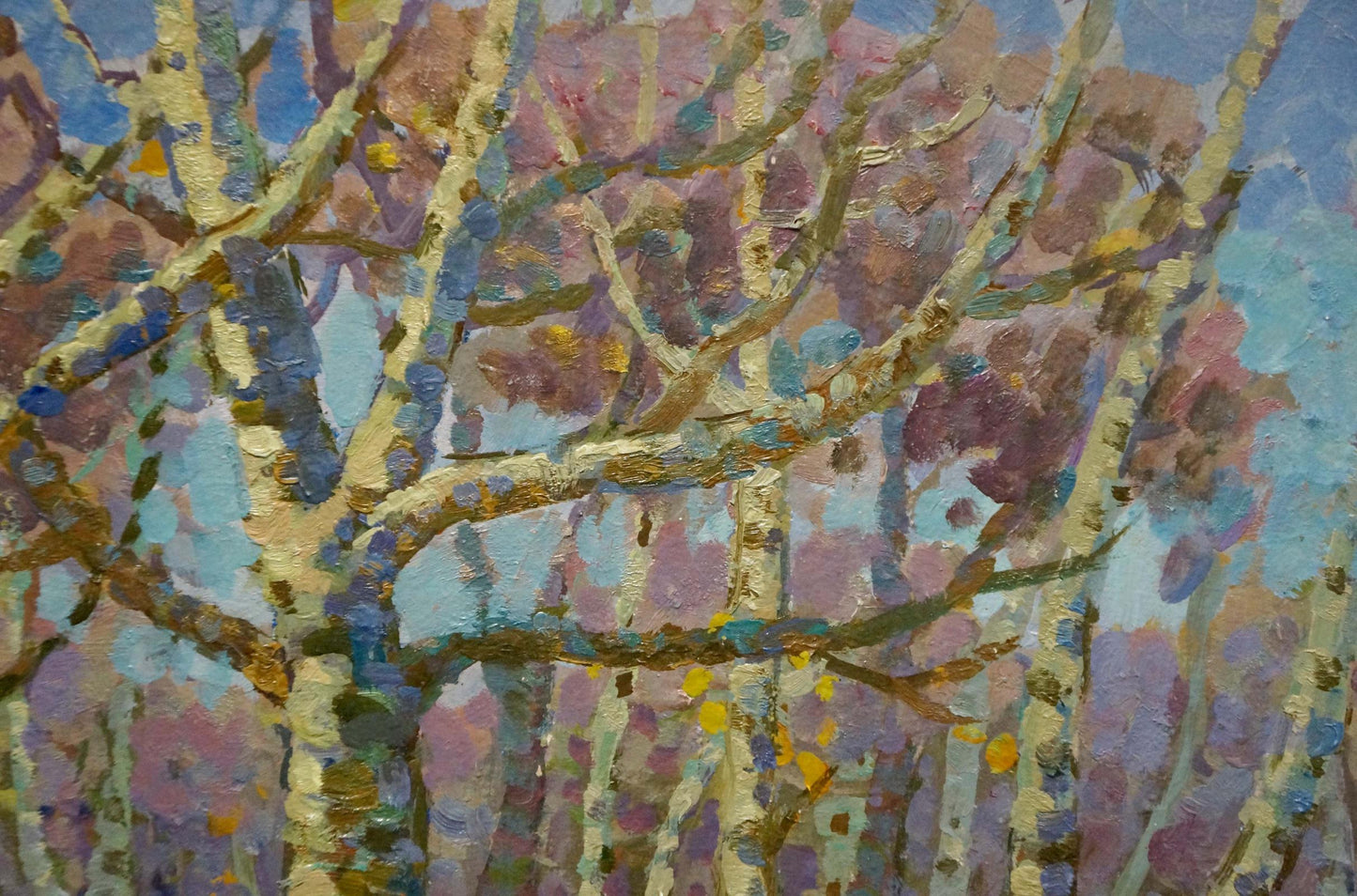 Oil painting Early spring Ruban Grigory Savelievich