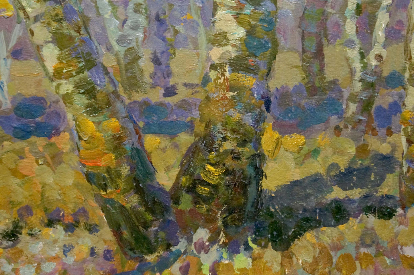 Oil painting Early spring Ruban Grigory Savelievich