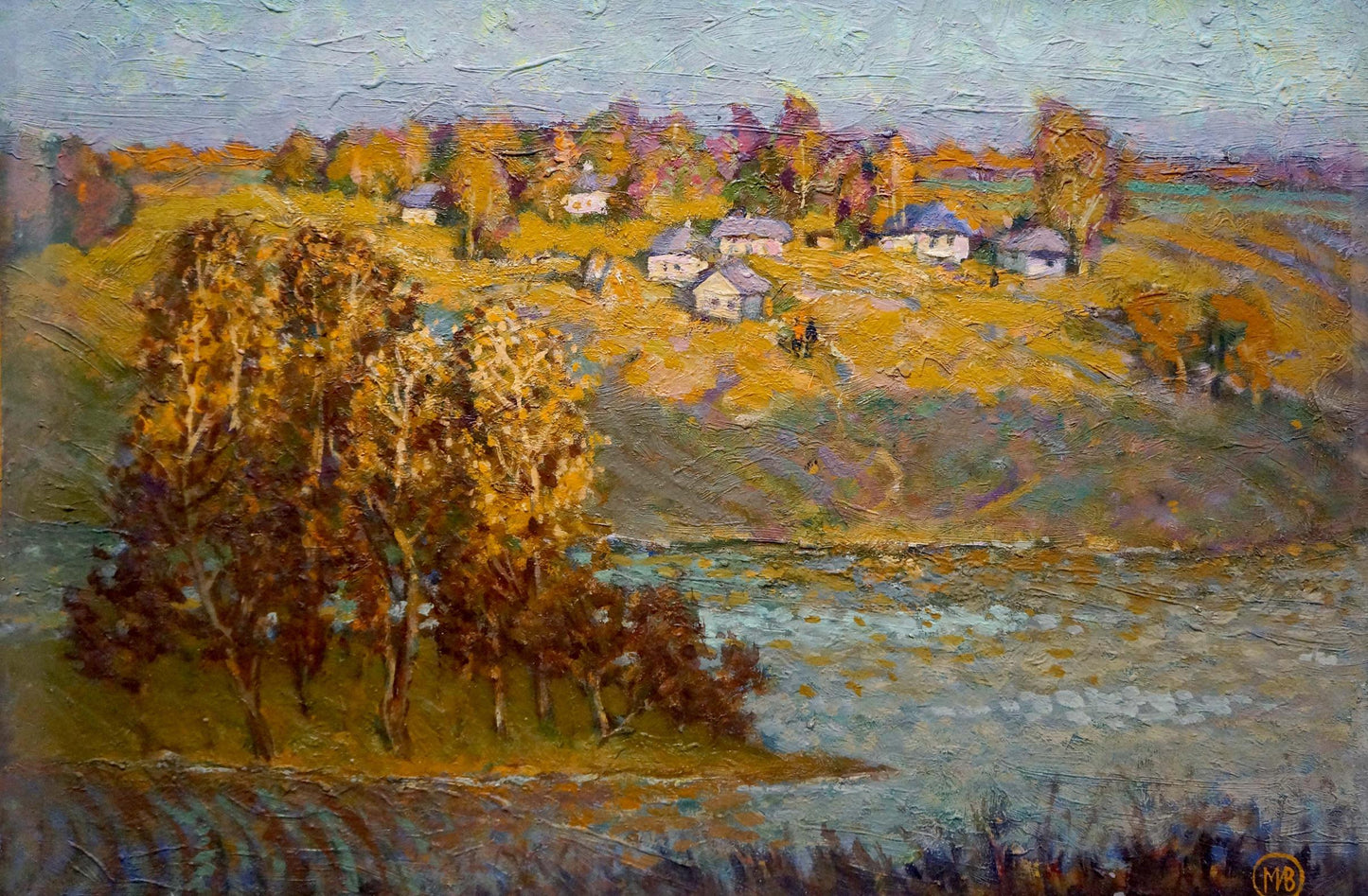 Oil painting Radiant day Miroshnichenko Ivan Vasilievich