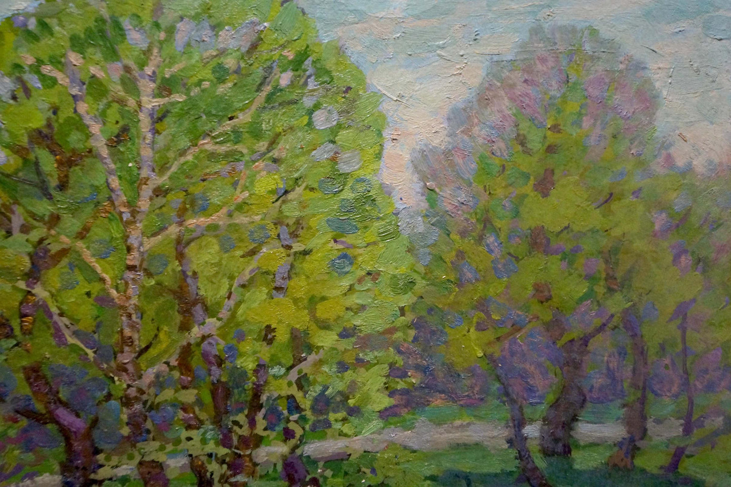 Oil painting Path in the grove Ruban Grigory Savelievich