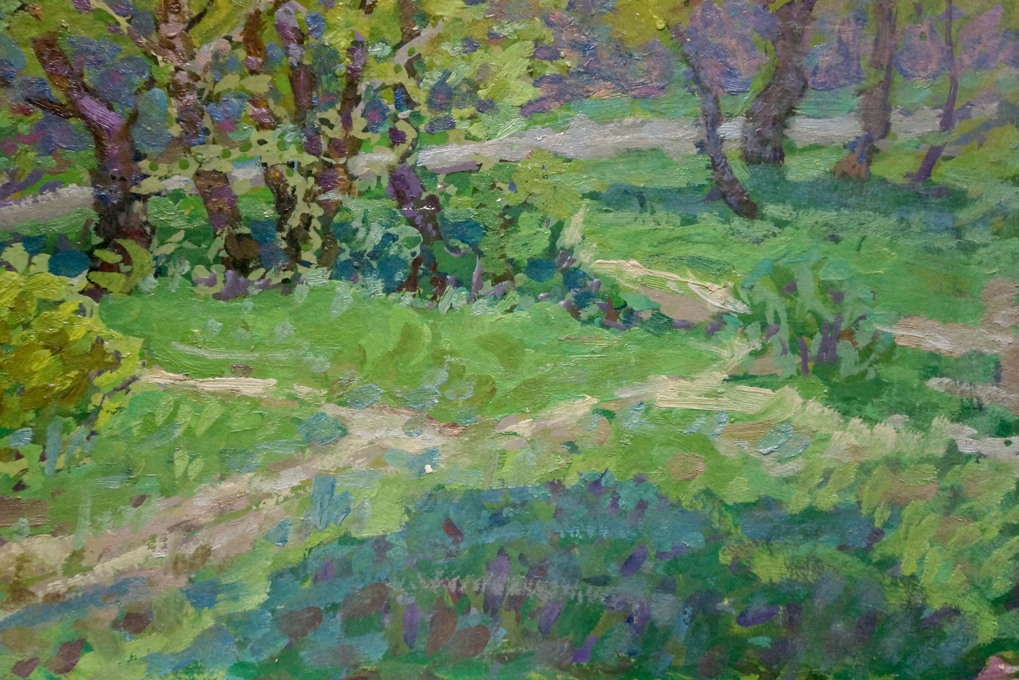 Oil painting Path in the grove Ruban Grigory Savelievich