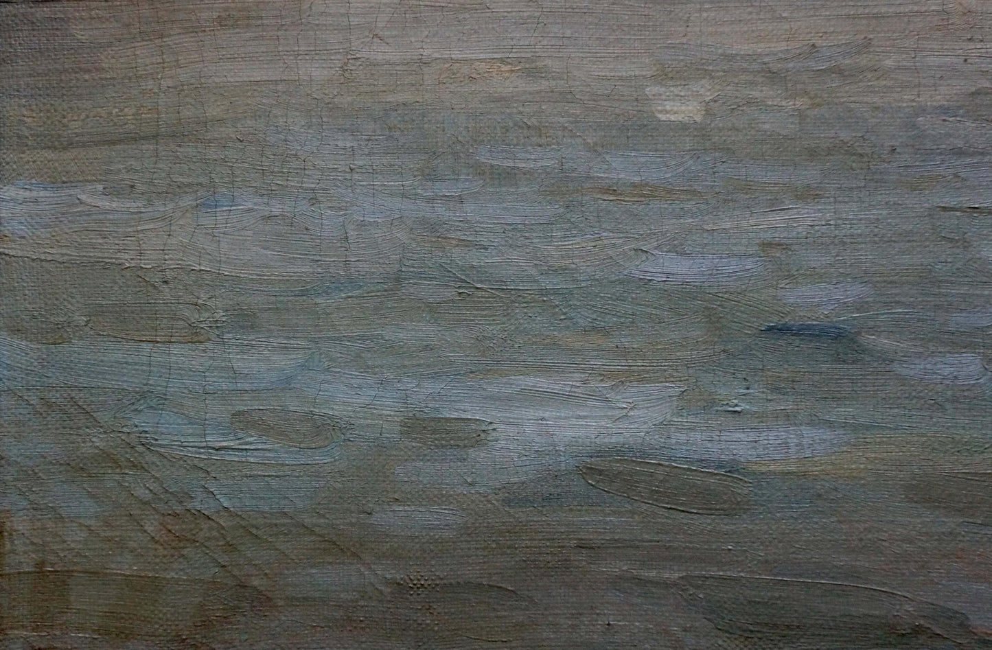 Oil painting Riverbank Fishing Experience Unknown artist