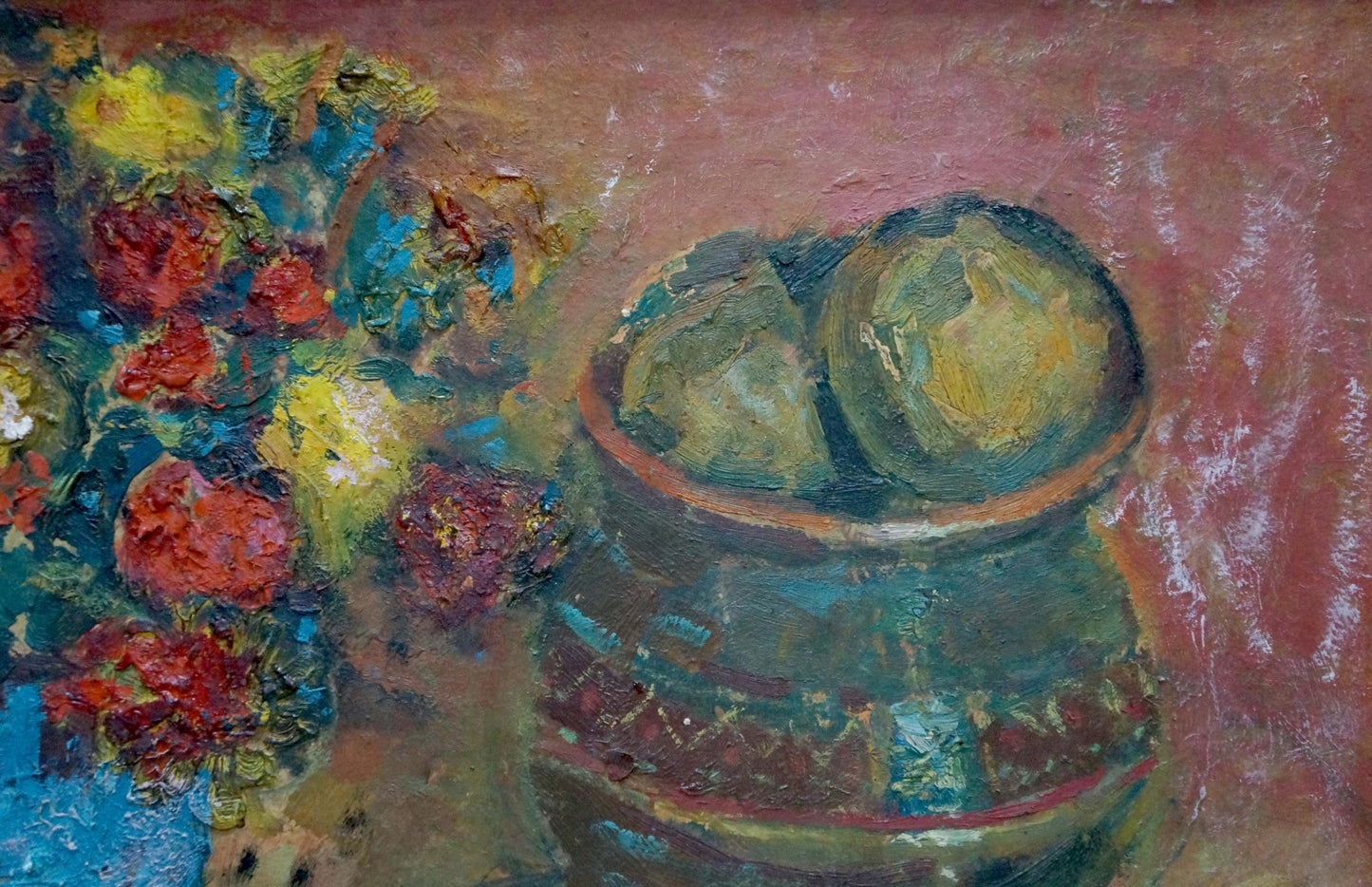 Oil painting The table is set Sakhnenko Victor Ivanovich