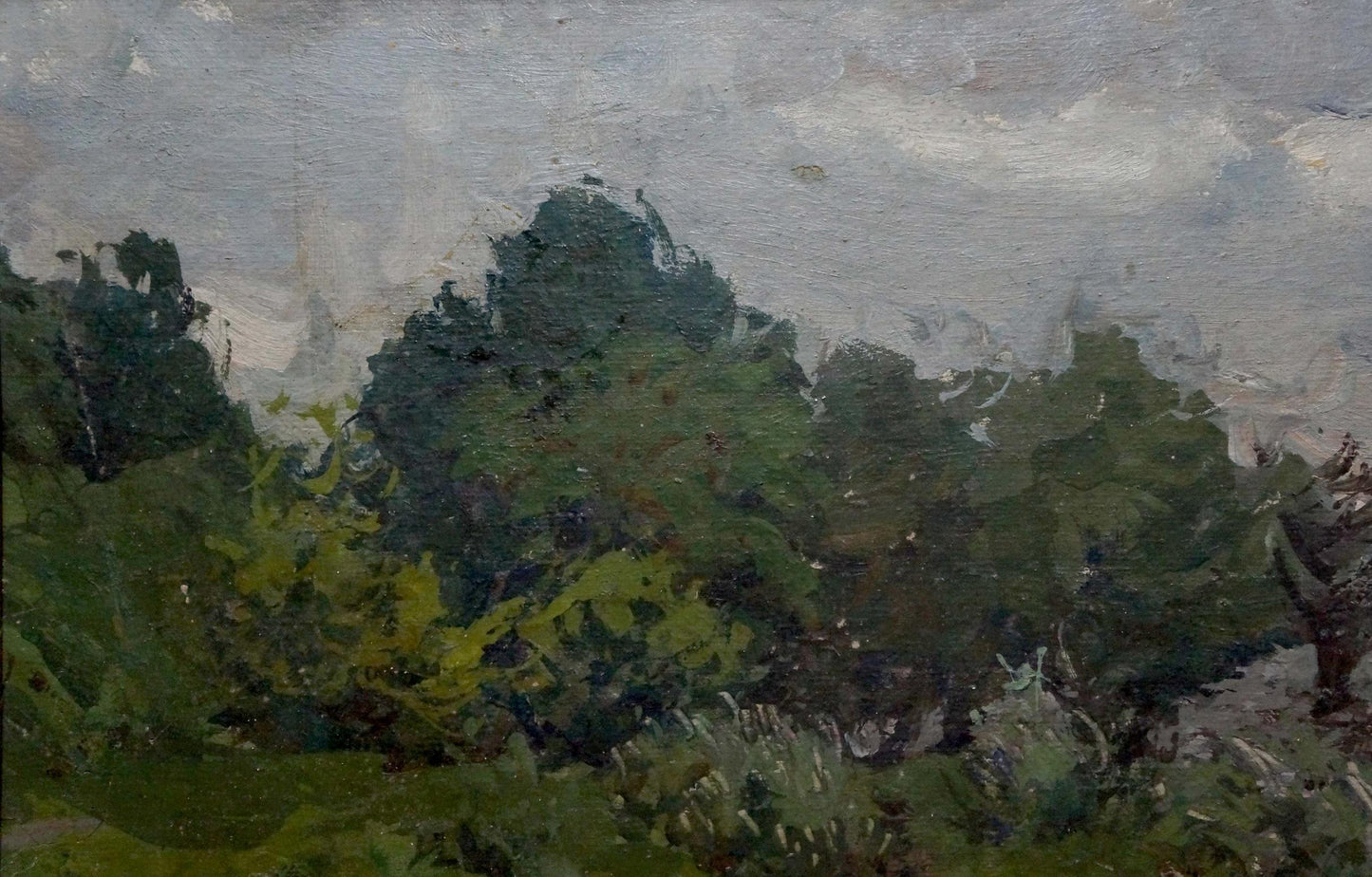 Oil painting Road to the forest Kolosovsky Georgy Sergeevich