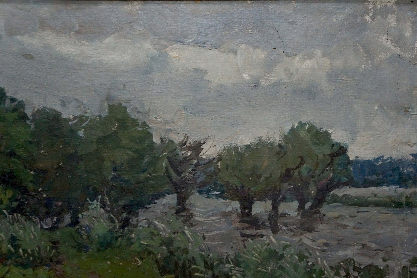 Oil painting Road to the forest Kolosovsky Georgy Sergeevich