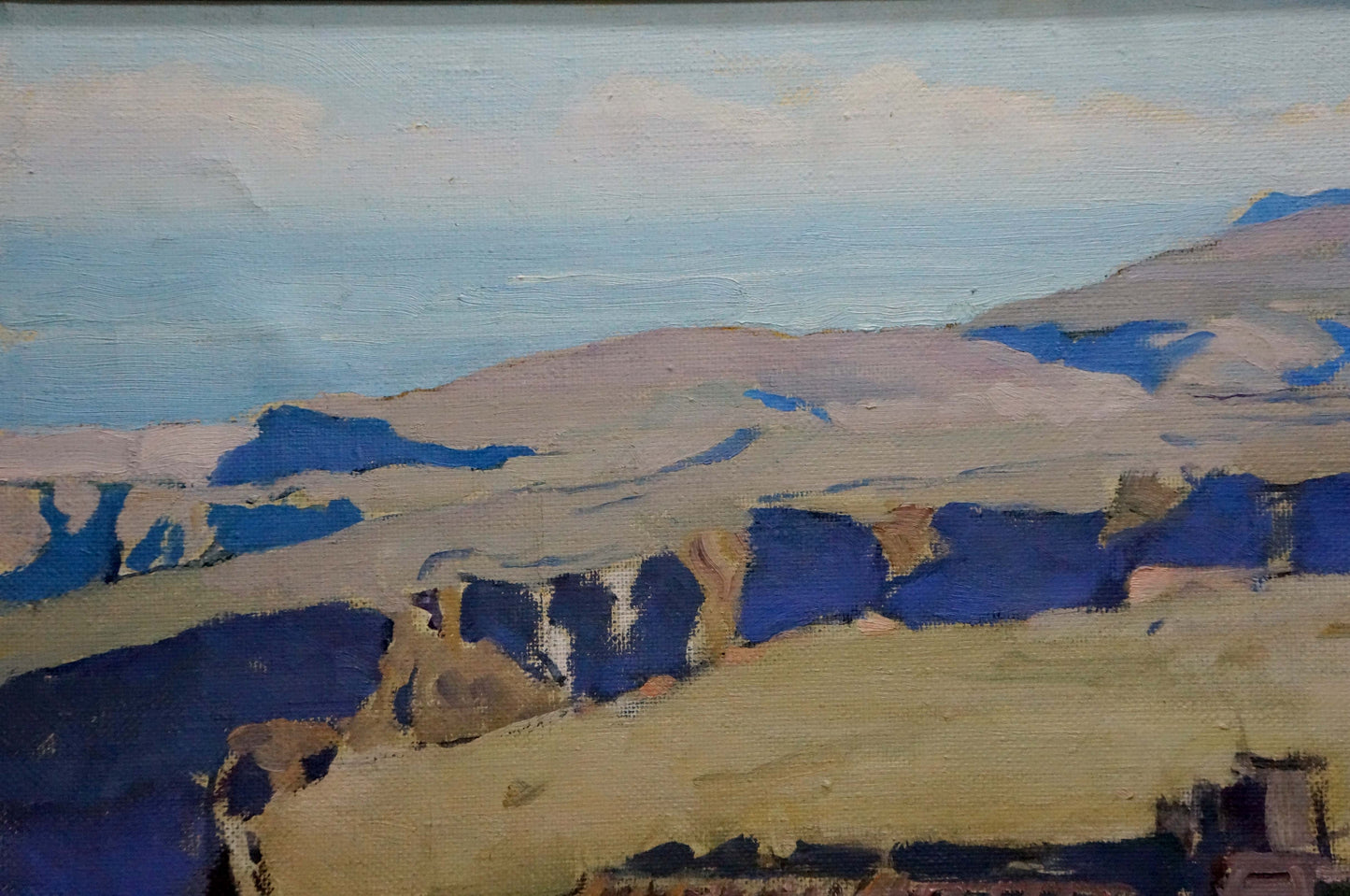 Oil painting The ruins of the palace Karas Joseph Ilyich