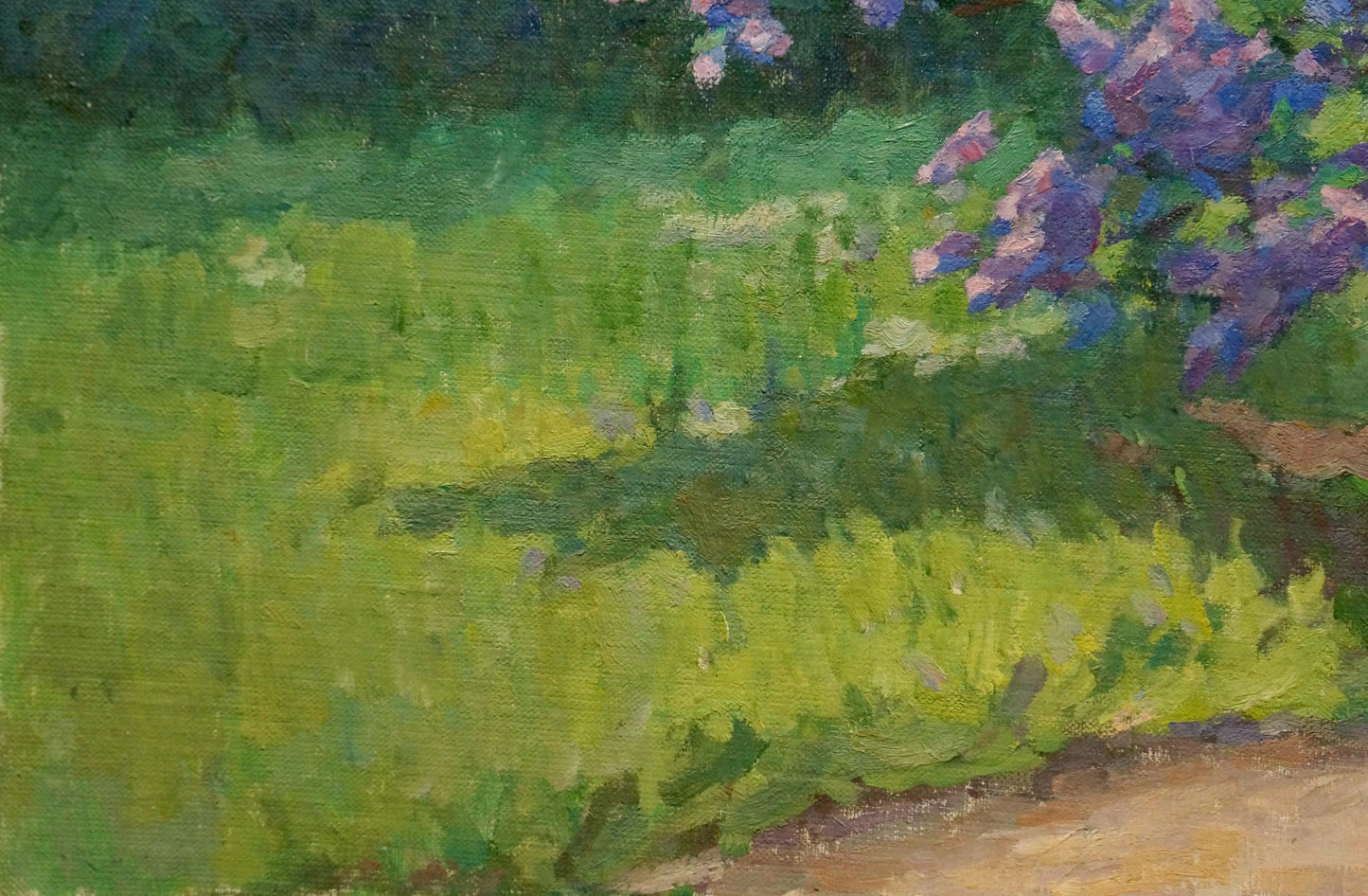 Oil painting Lilac blooms Fedorov Nikolay Alekseevich