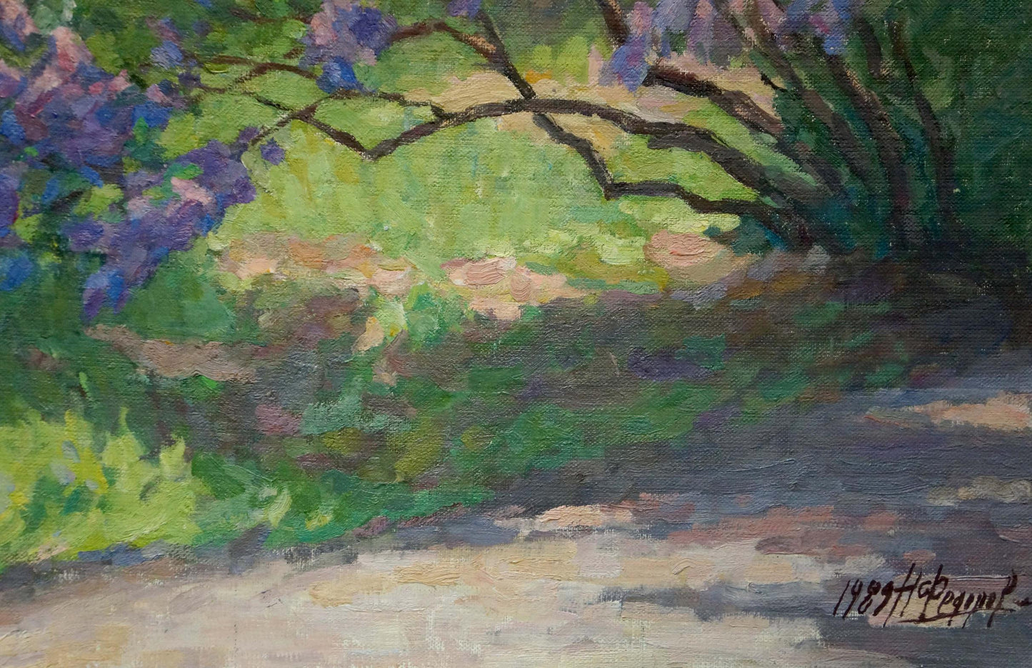 Oil painting Lilac blooms Fedorov Nikolay Alekseevich
