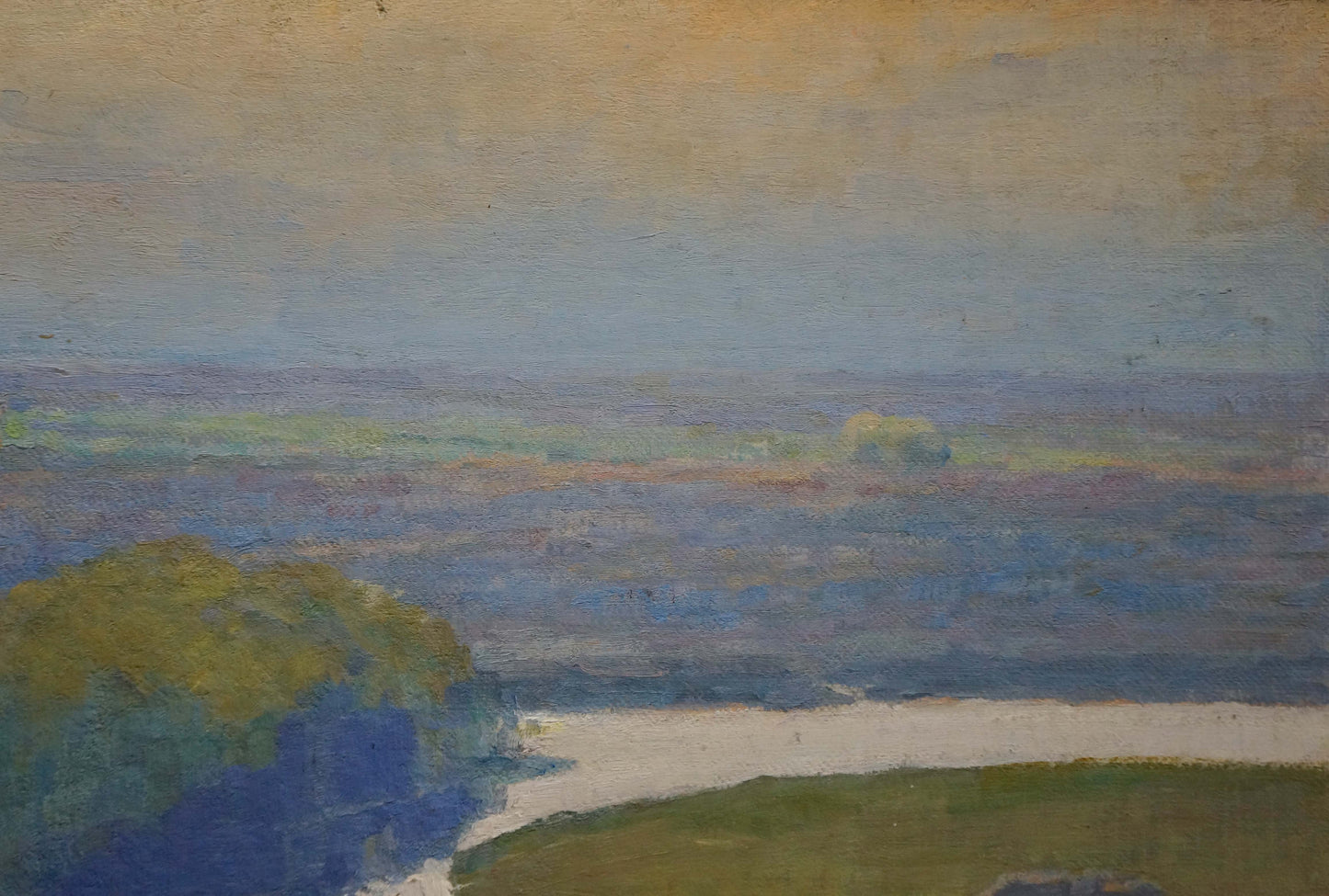 Oil painting The river flows Fedorov Nikolay Alekseevich