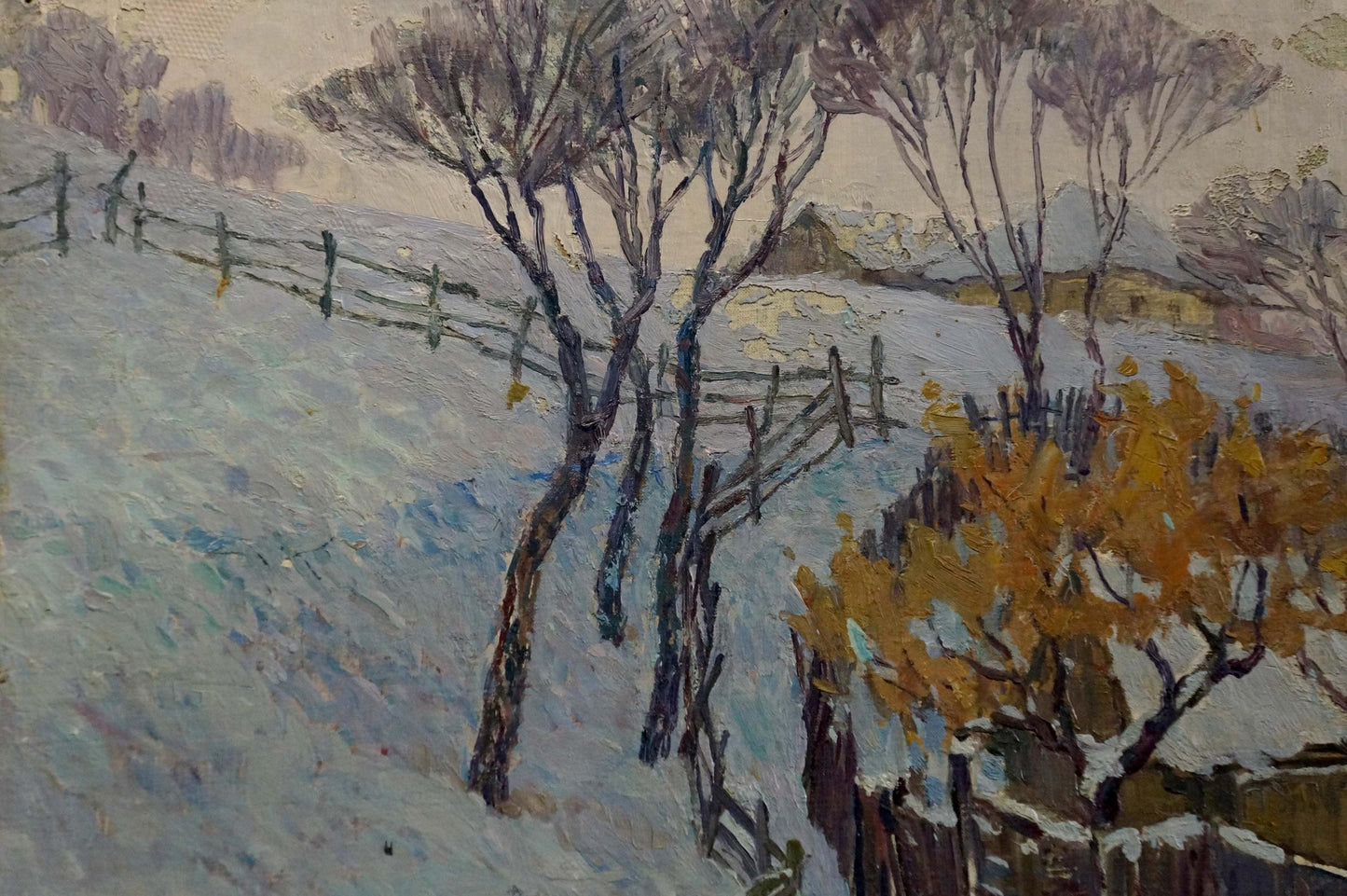 Oil painting At the well Kurennoy Andrey Nikiforovich