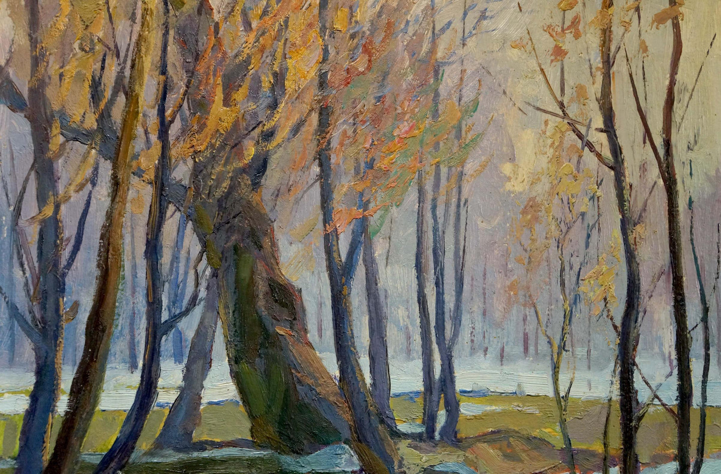 Oil painting Natural landscape Zhabinsky Leonid Andreevich