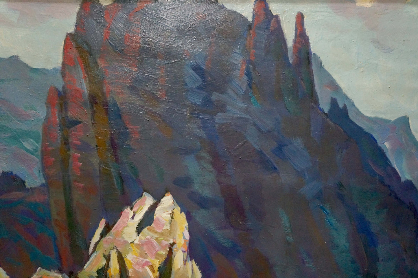 Oil painting Rock landscape Bakaev Sergey Ivanovich