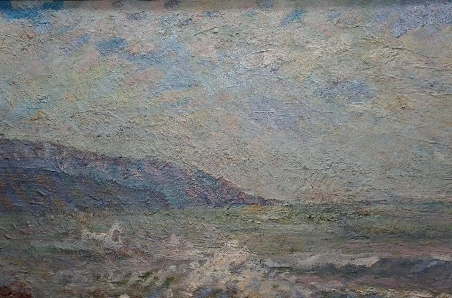Oil painting Raging sea Suponin Petr Mikhailovich