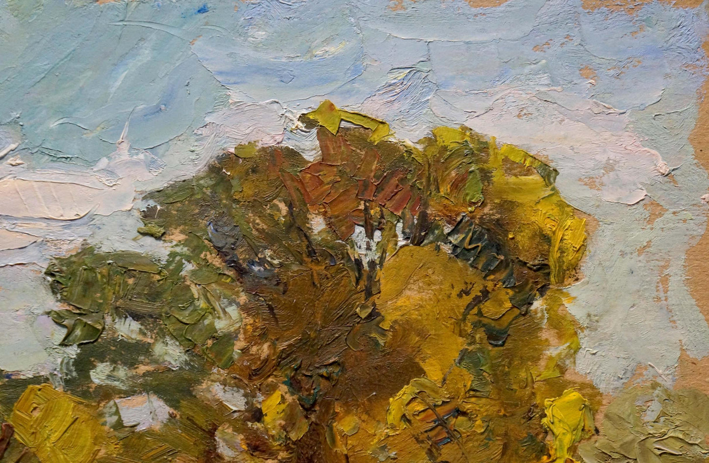 Oil painting The end of the summer Sevastyanov Viktor Grigorievich