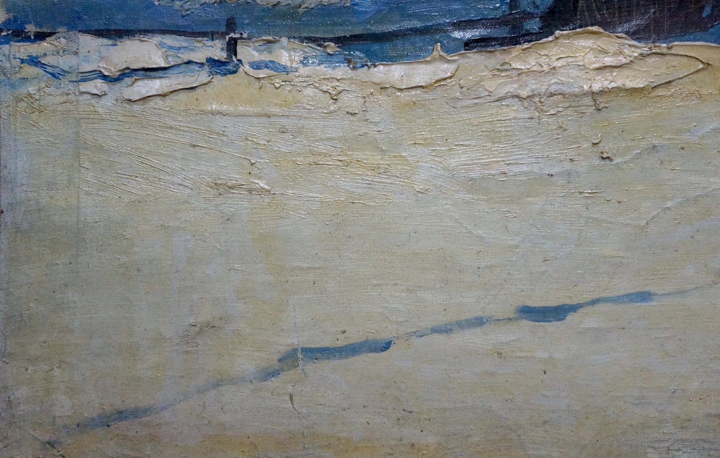 Oil painting Winter has come Petrov George Petrovich