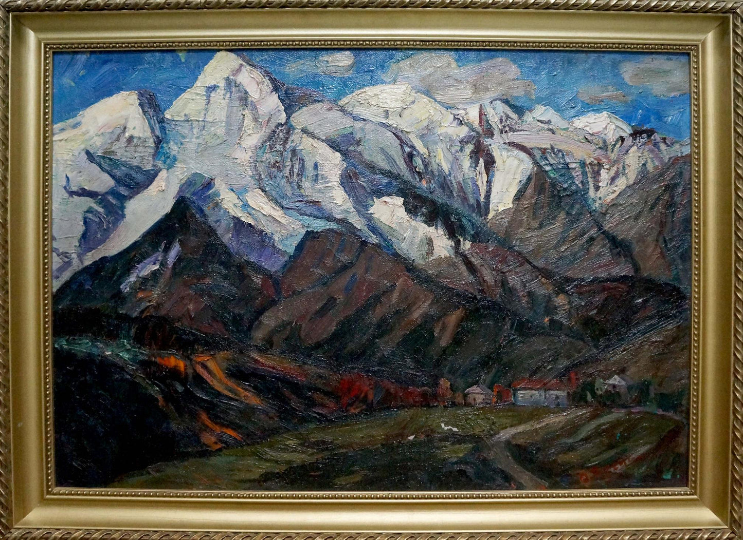 Oil painting Mountains landscape Brendel Olga Vladimirovna