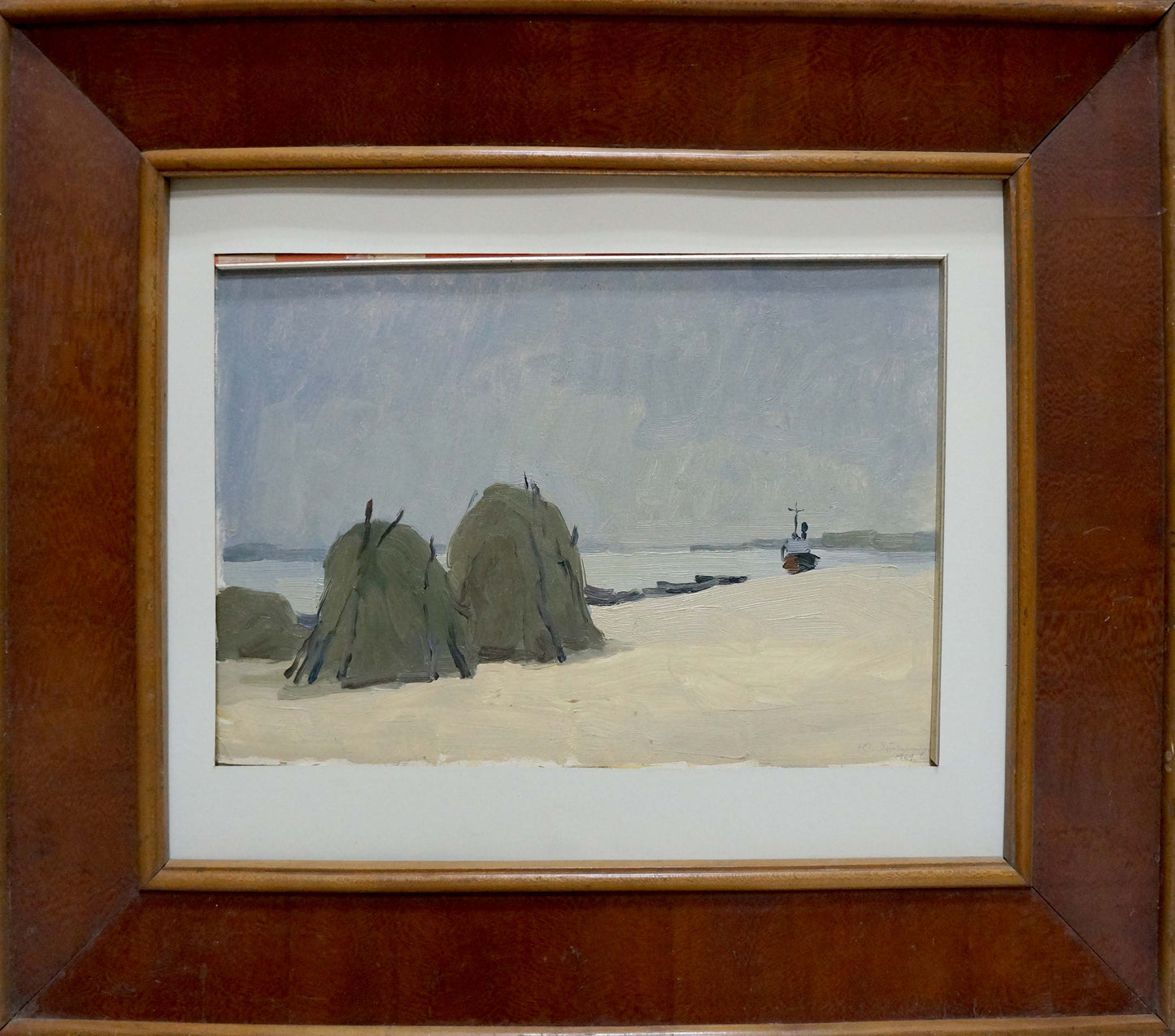 Oil painting Near the shore Pianida Boris Nikitich