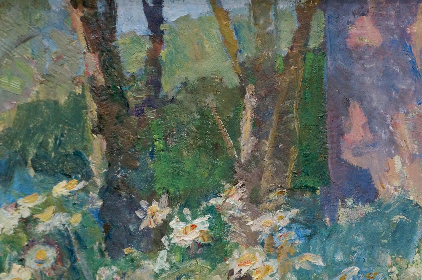 Oil painting Daisies Naumova Tamara Sergeevna
