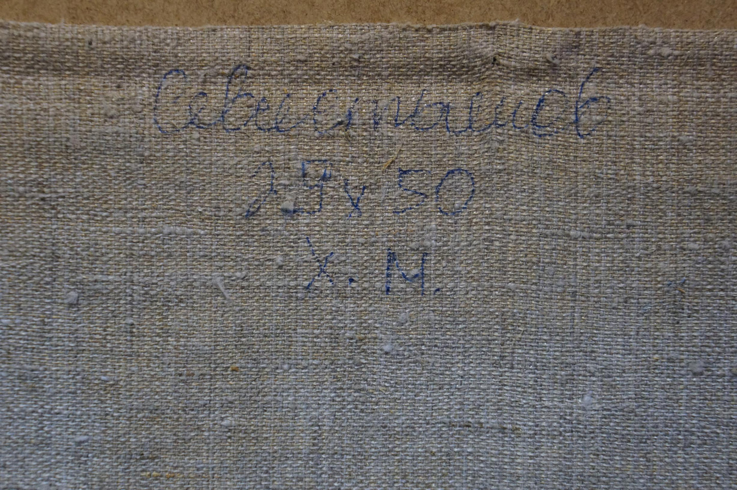 Oil painting Field landscape Sevastyanov Viktor Grigorievich