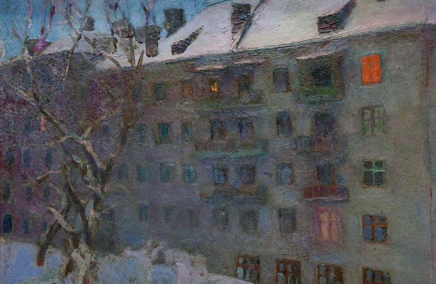 Oil painting City landscape Filatova Tanya