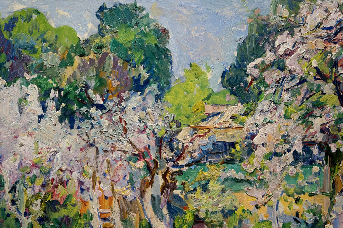 Oil painting Gardens Tartakovsky Isaak Iosifovich