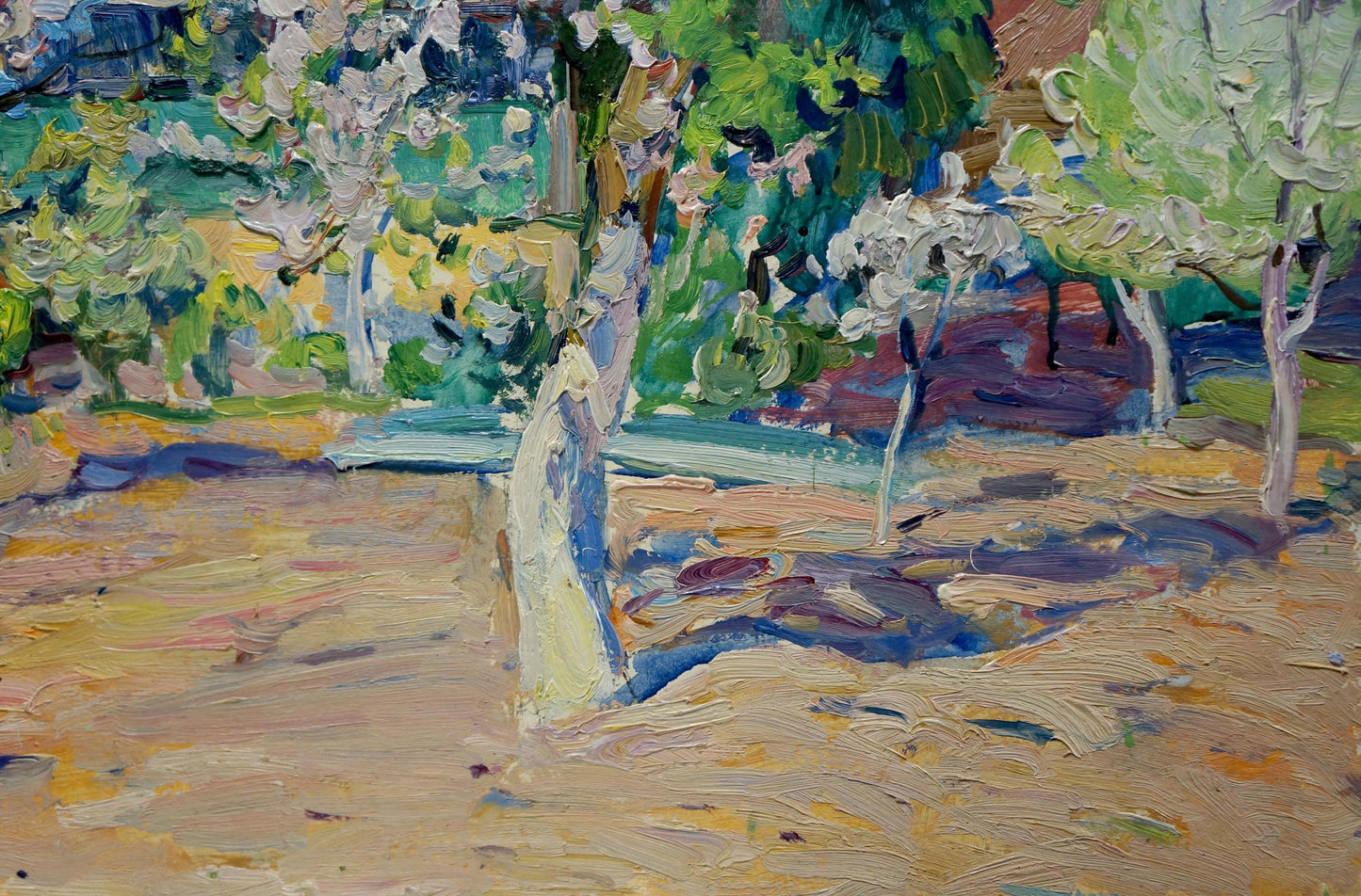 Oil painting Gardens Tartakovsky Isaak Iosifovich