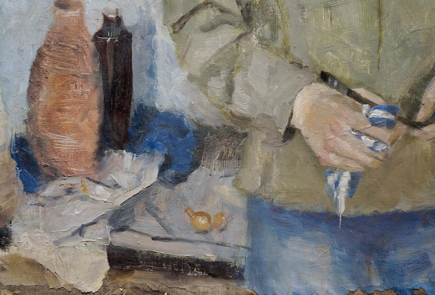 Oil painting Portrait of a man Klimovitskaya Sophia
