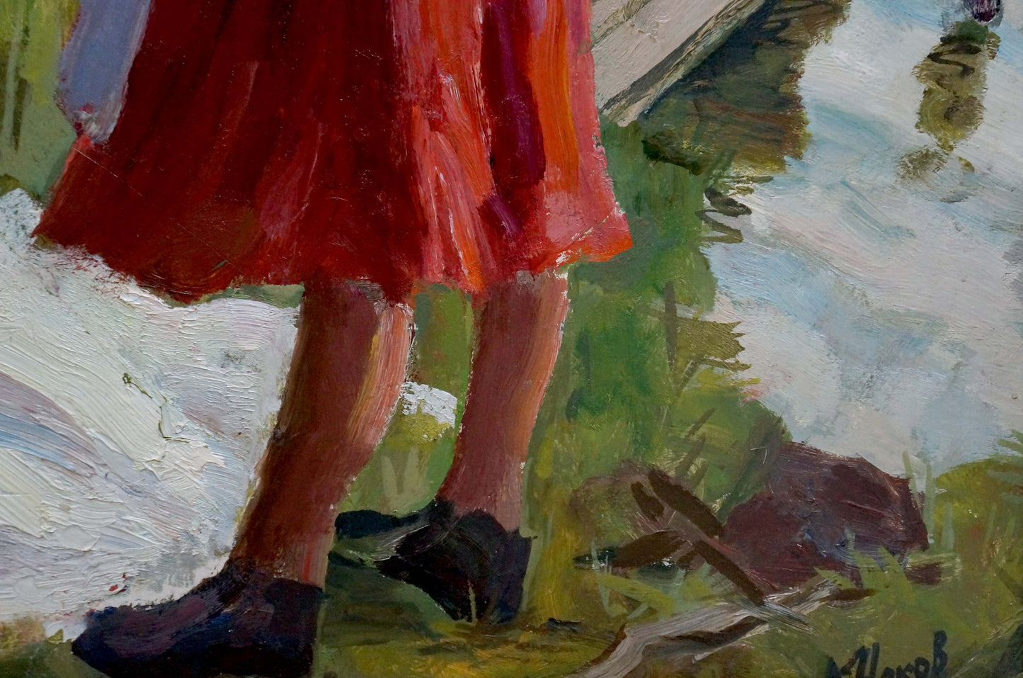 Oil painting Washing Chakov