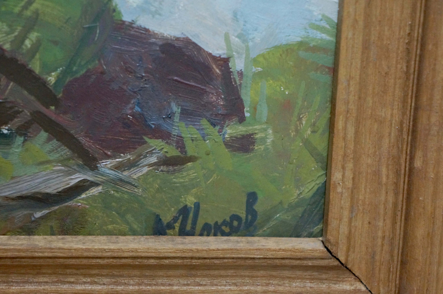 Oil painting Washing Chakov